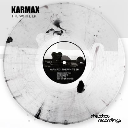 The White EP album by KARMAX - Drum and Bass Cover Art