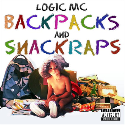 Backpacks and Snackraps album by Logic MC - Drum and Bass Cover Art