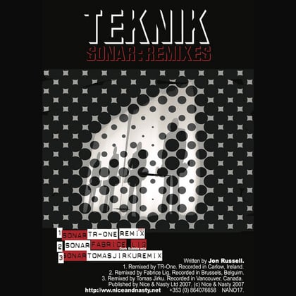 Sonar Remixes album by Teknik - Drum and Bass Cover Art
