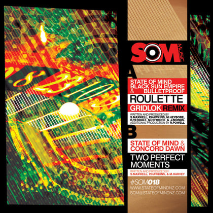 Roulette album by State of Mind, Black Sun Empire & Bulletproof - Drum and Bass Cover Art