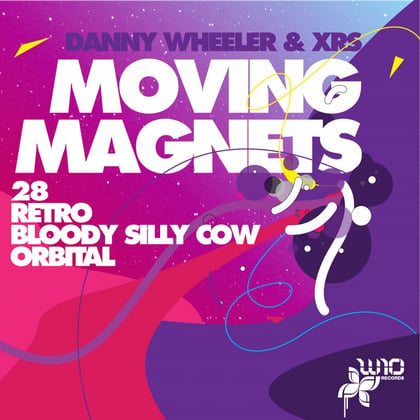 Moving Magnets album by Danny Wheeler - Drum and Bass Cover Art
