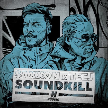 Soundkill album by Saxxon & Teej - Drum and Bass Cover Art