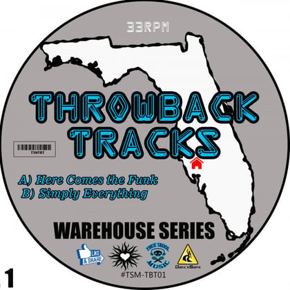 Throwback Tracks - Warehouse Series, Vol. 1 album by Skynet - Drum and Bass Cover Art