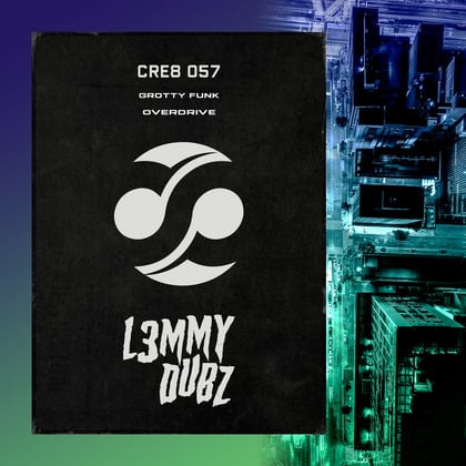 Grotty Funk / Overdrive album by L3MMY DUBZ - Drum and Bass Cover Art