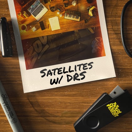 Satellites album by Bou & DRS - Drum and Bass Cover Art