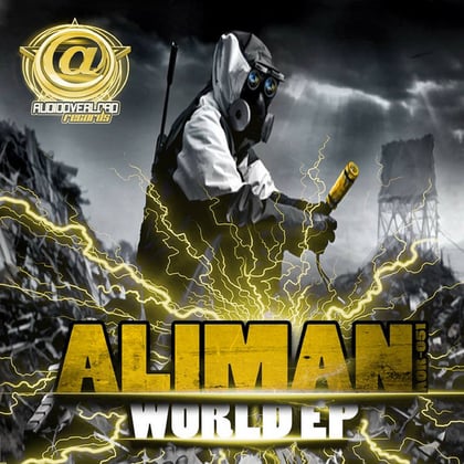 World album by Aliman - Drum and Bass Cover Art