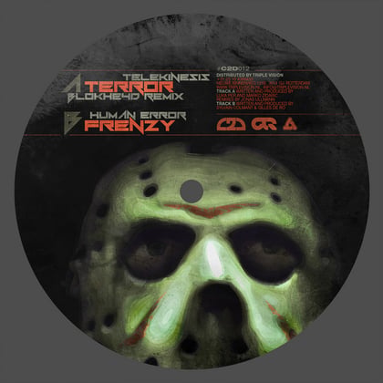 Terror - Blokhe4d Remix / Frenzy album by Telekinesis - Drum and Bass Cover Art
