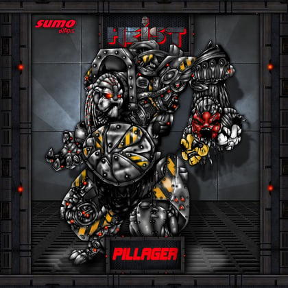 Pillager / Egg Plant Mans album by Spaow, Zero G & Heist - Drum and Bass Cover Art
