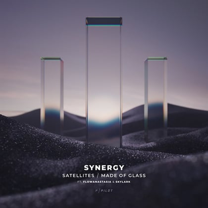 Satellites / Made of Glass album by flowanastasia, Synergy & Skylark - Drum and Bass Cover Art