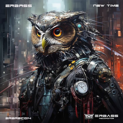 New Time album by ERBass - Drum and Bass Cover Art