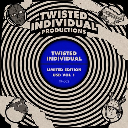 Limited Edition USB Volume 1 album by Twisted Individual - Drum and Bass Cover Art