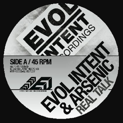 Real Talk / Timeline album by Evol Intent - Drum and Bass Cover Art
