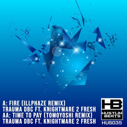 Fire & Time To Pay Remixes album by Trauma DBC & theStandard - Drum and Bass Cover Art