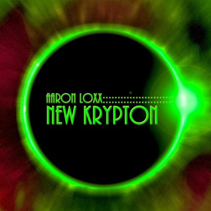 New Krypton album by Aaron Loxx - Drum and Bass Cover Art