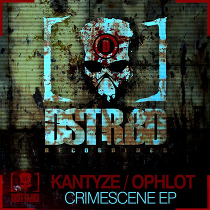 Crimescene EP album by Kantyze - Drum and Bass Cover Art