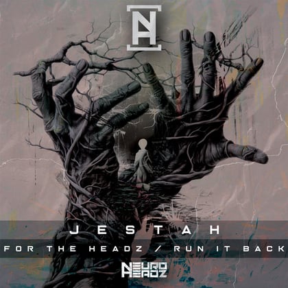 For The Headz / Run It Back album by Jestah - Drum and Bass Cover Art