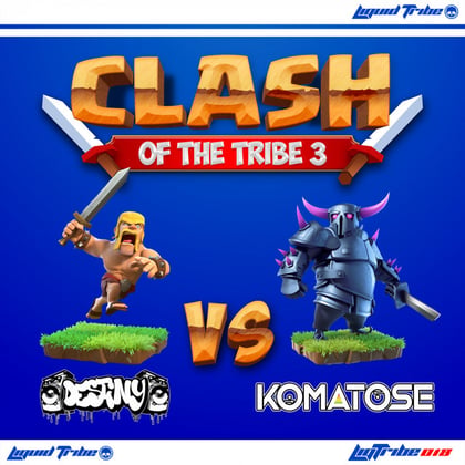 Clash Of The Tribe 3 album by DJ Komatose - Drum and Bass Cover Art