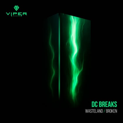 Wasteland/Broken album by DC Breaks - Drum and Bass Cover Art