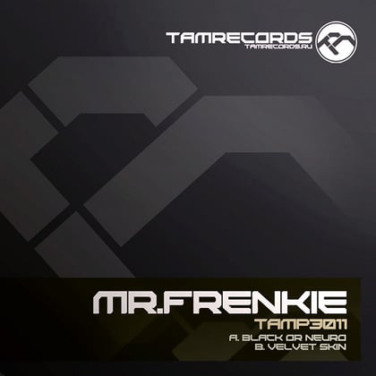 Black or Neuro, Velvet Skin album by Mr.Frenkie - Drum and Bass Cover Art