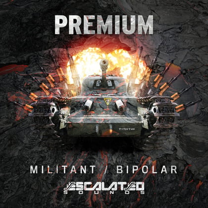Militant album by Premium - Drum and Bass Cover Art