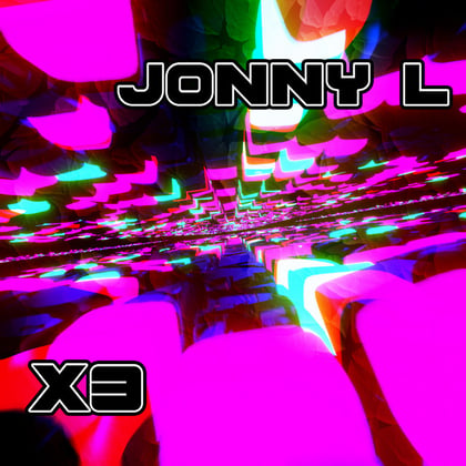 X3 album by Jonny L - Drum and Bass Cover Art