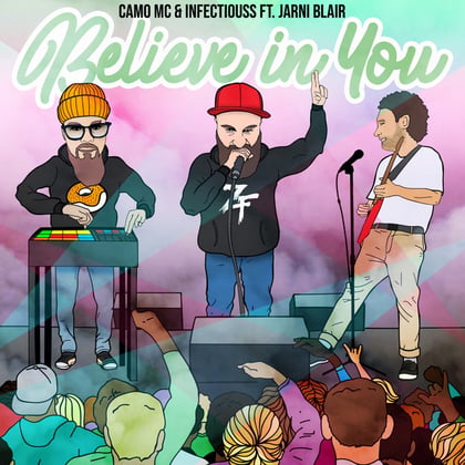 Believe in You album by Camo MC - Drum and Bass Cover Art