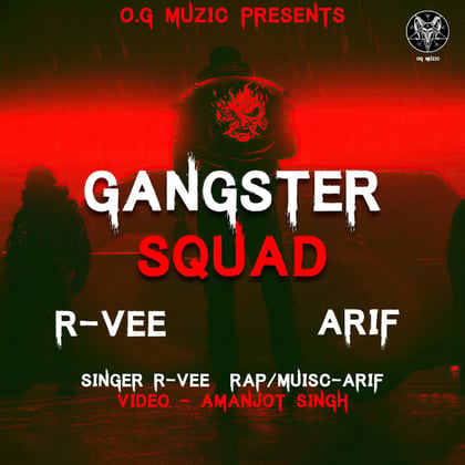 Gangster Squad album by R-Vee - Drum and Bass Cover Art