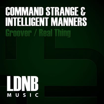 Groover, Real Thing album by Alibi & Command Strange - Drum and Bass Cover Art