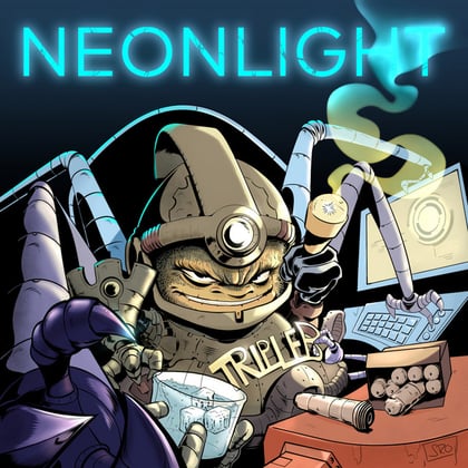 Triple B / Bad Omen album by Neonlight - Drum and Bass Cover Art