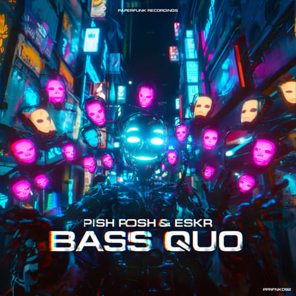 Bass Quo album by Pish Posh & ESKR - Drum and Bass Cover Art