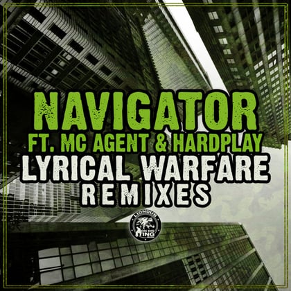 Lyrical Warfare (Remixes) album by Navigator - Drum and Bass Cover Art