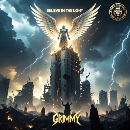 Believe in the Light album by Grimmy - Drum and Bass Cover Art
