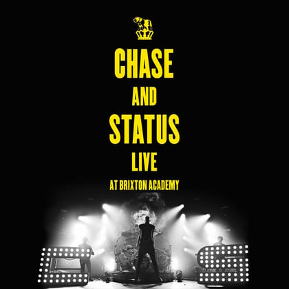 Live At Brixton Academy album by Chase & Status - Drum and Bass Cover Art