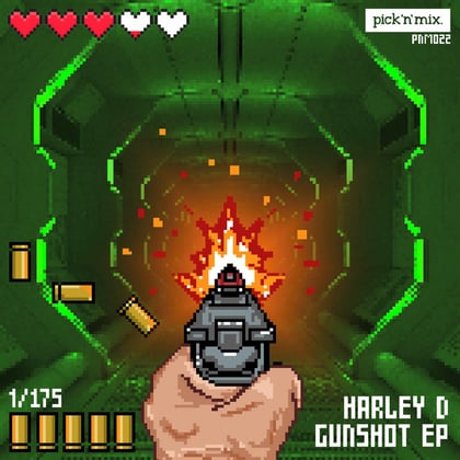 Gunshot album by Harley D - Drum and Bass Cover Art