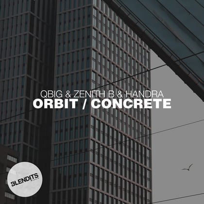 Orbit / Concrete album by QZB & Handra - Drum and Bass Cover Art