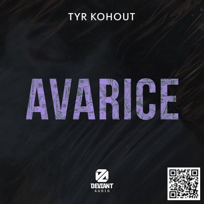 Avarice album by Tyr Kohout - Drum and Bass Cover Art