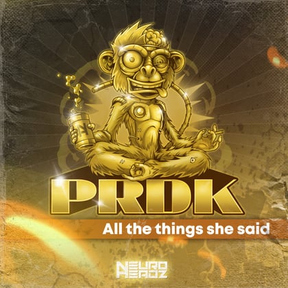 All the things she said album by Prdk - Drum and Bass Cover Art