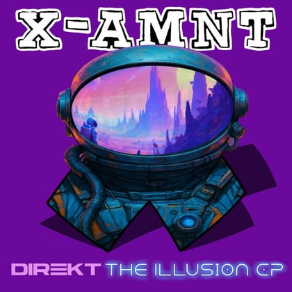 The Illusion EP album by DJ Direkt - Drum and Bass Cover Art