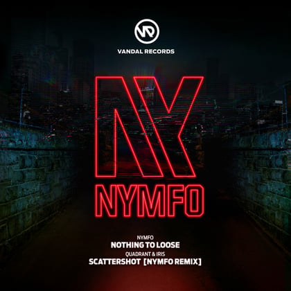 Nothing To Loose, Scattershot album by Nymfo, Quadrant & Iris - Drum and Bass Cover Art
