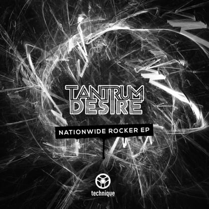 Nationwide Rocker EP album by Tantrum Desire - Drum and Bass Cover Art