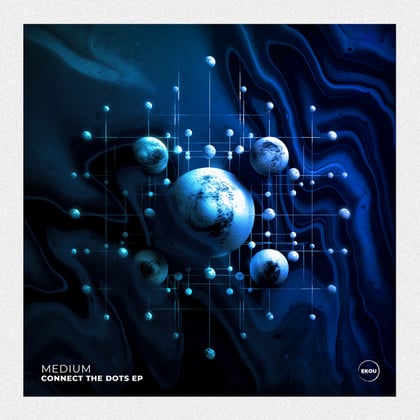 Connect The Dots EP album by Medium - Drum and Bass Cover Art