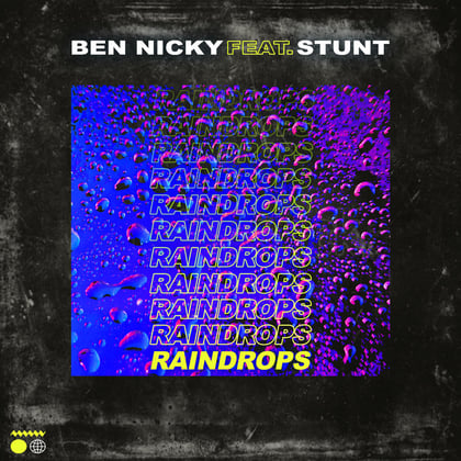 Raindrops album by Dimension - Drum and Bass Cover Art