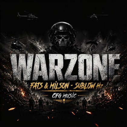 Warzone album by Sublow Hz, Fats & Milson - Drum and Bass Cover Art