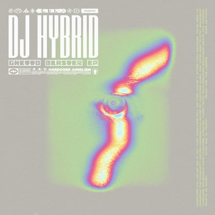 Ghetto Blaster EP album by DJ Hybrid - Drum and Bass Cover Art
