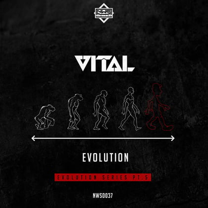 Evolution album by Vital - Drum and Bass Cover Art