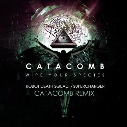 Supercharger album by Catacomb - Drum and Bass Cover Art