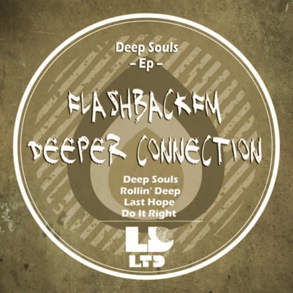 Deep Souls Ep album by Deeper Connection, FlashbackFm & Western Sea - Drum and Bass Cover Art