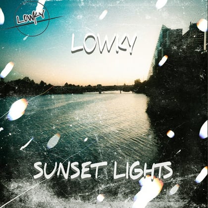 Sunset Lights album by L0WKY - Drum and Bass Cover Art