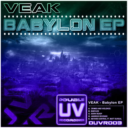 Babylon EP album by Veak - Drum and Bass Cover Art
