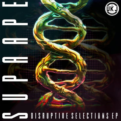 UK Jungle Records Presents: Supa Ape - Disruptive Selections album by Supa Ape - Drum and Bass Cover Art